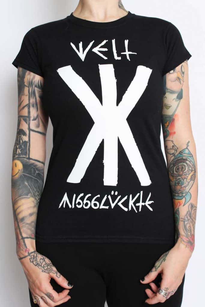 T-Shirt Missglckte Welt Weibaz
