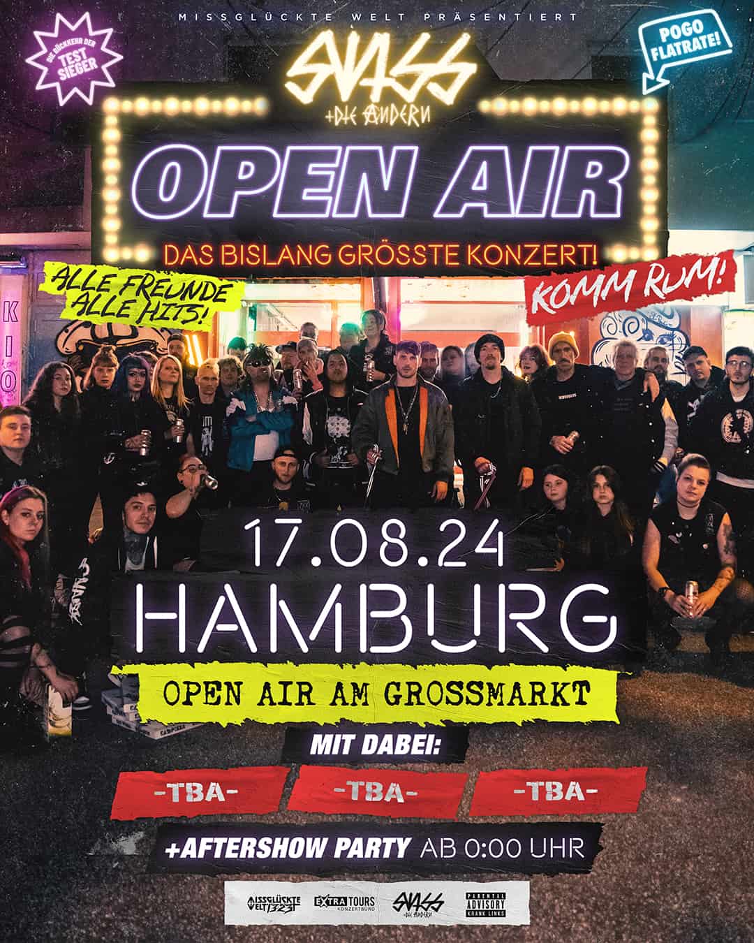 Ticket “HAMBURG OPEN AIR” 17.08.2024 Hamburg Am Grossmarkt