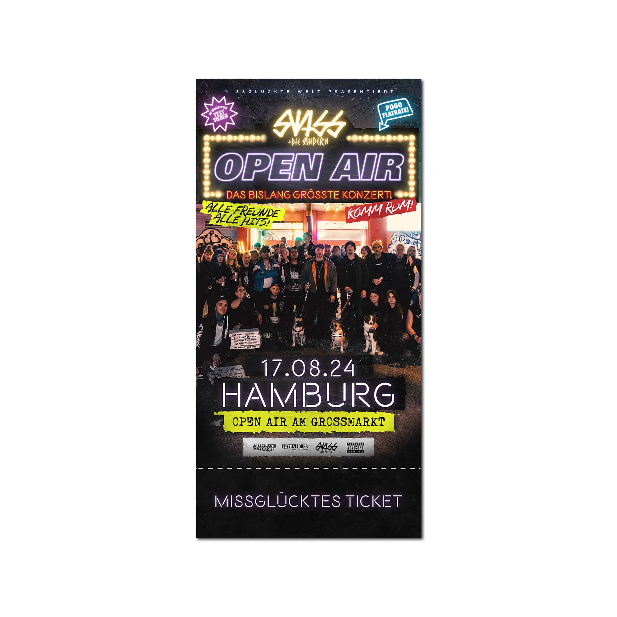 Ticket “HAMBURG OPEN AIR” 17.08.2024 Hamburg Am Grossmarkt