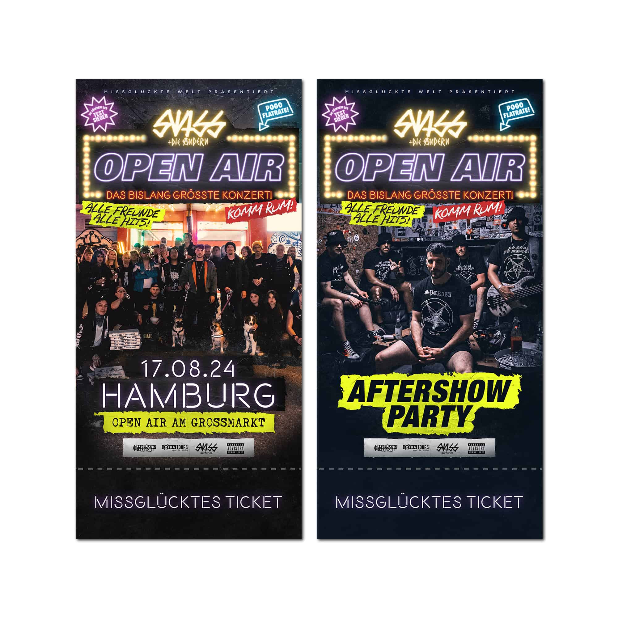 TicketAftershowbundle “HAMBURG OPEN AIR” 17.08.2024 Hamburg Am